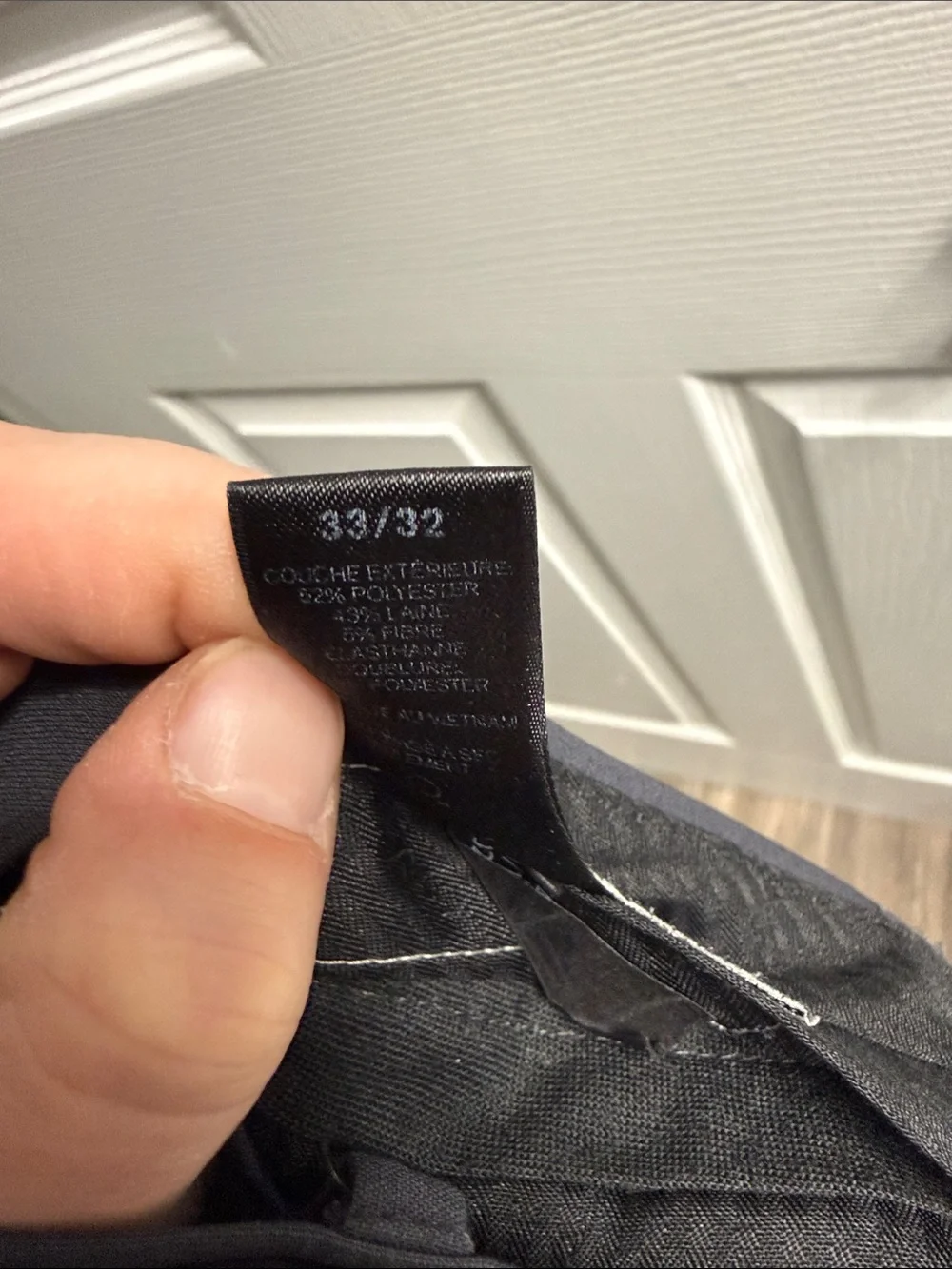 Express Men's Dress Pants in Charcoal Gray